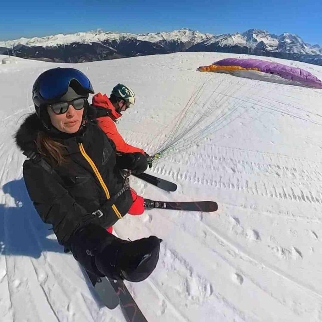 Parapente Courchevel - Vol tandem Col de la Loze - Bapteme parapente Alpes Savoie