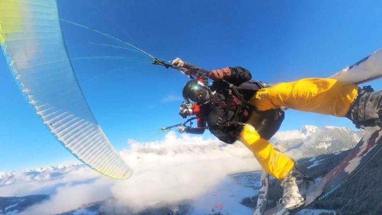 Parapente Courchevel - Vol tandem Col de la Loze - Bapteme parapente Alpes Savoie