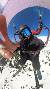 ski paragliding safe courchevel
